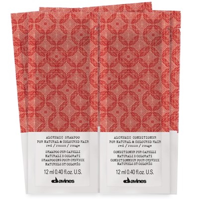 Shampoo and Conditioner Red Sachet Kit