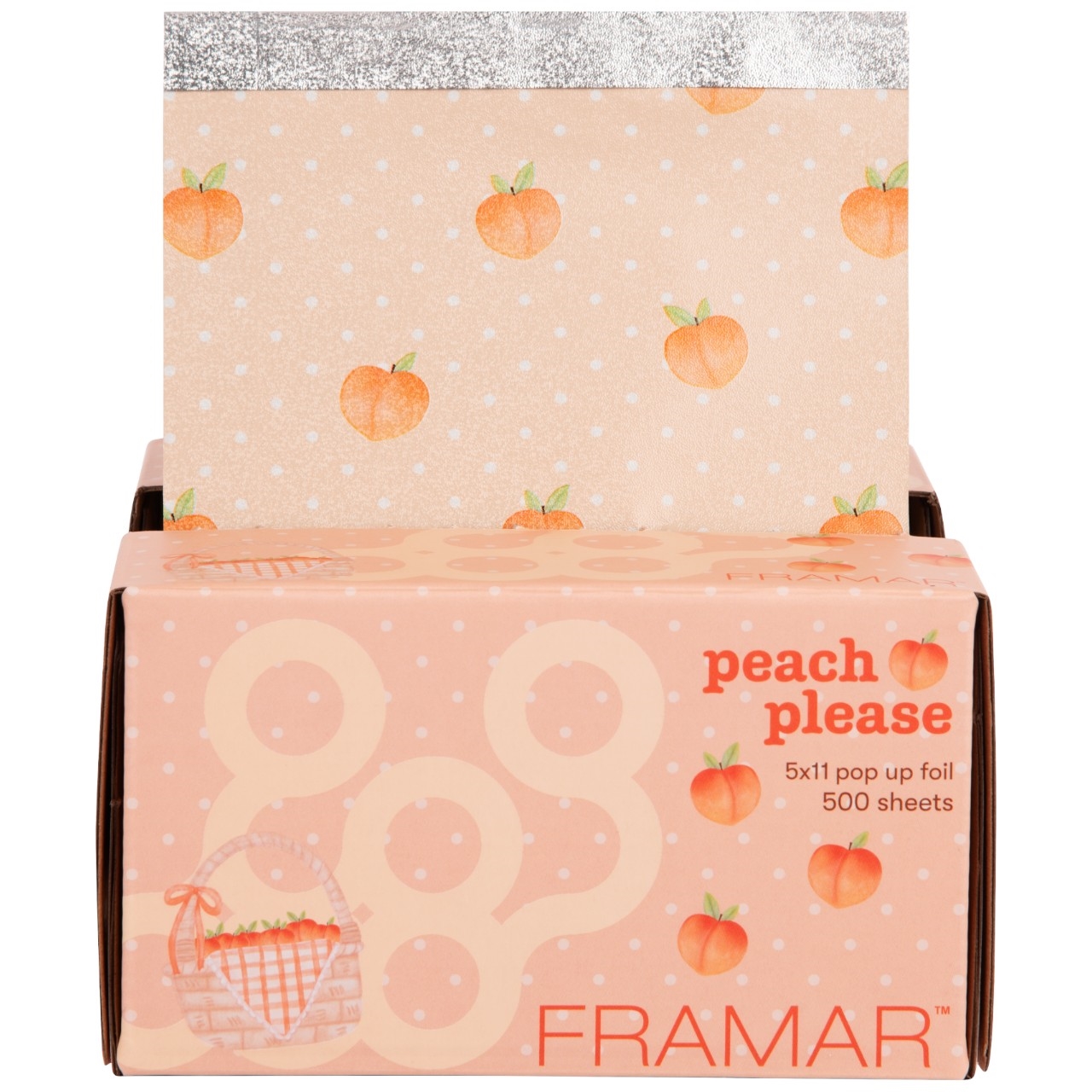 Peach Please Pop Up Foil 5 inch x 11 inch