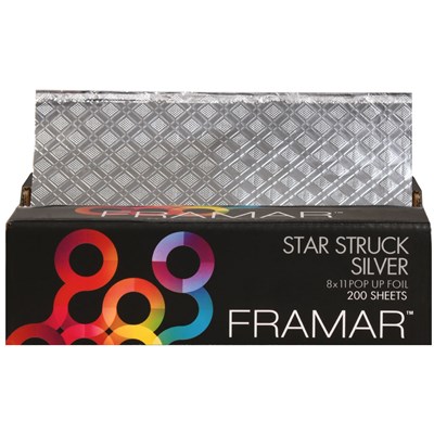 Framar Star Struck Silver 5x11 Pop Up Foil 500 Sheets
