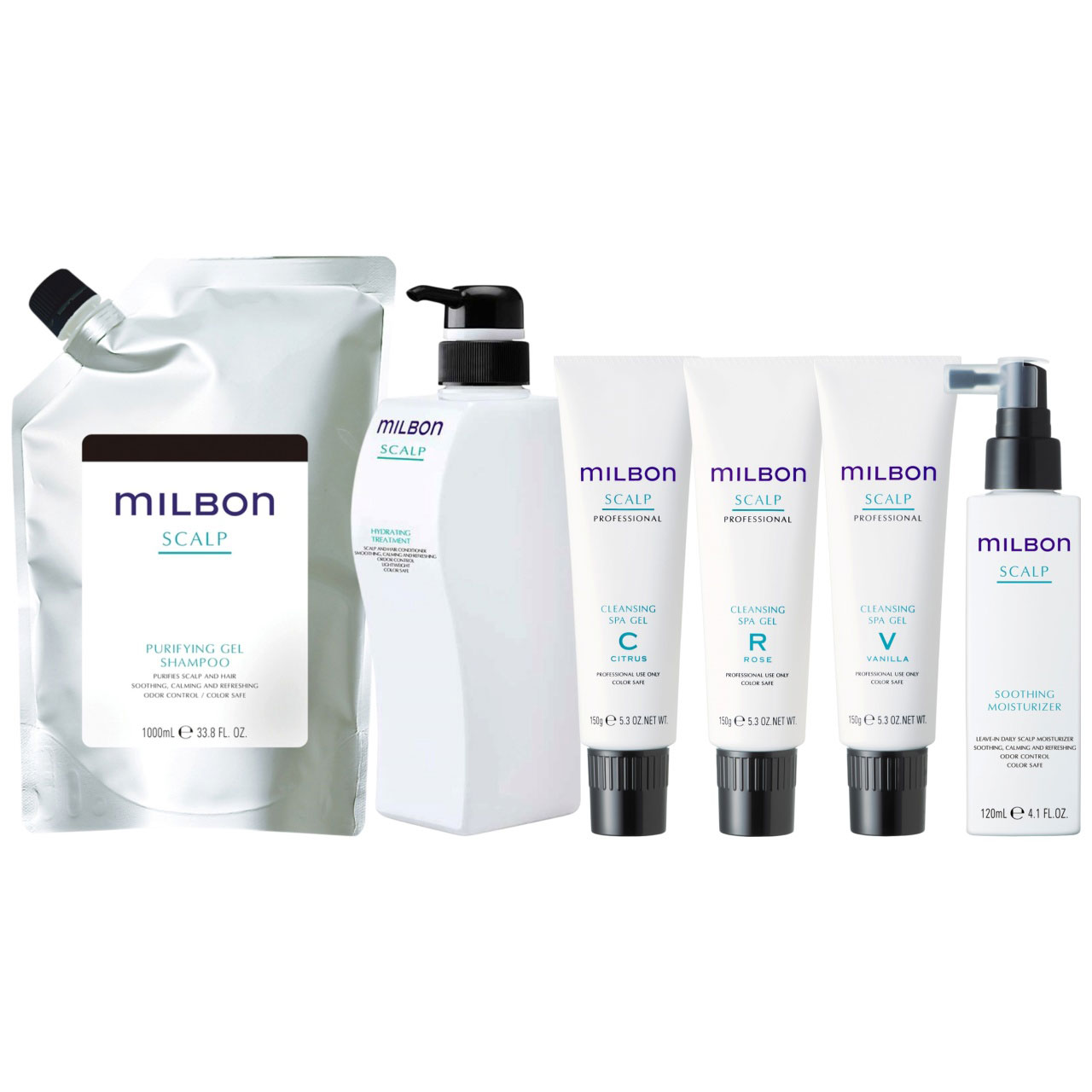 MILBON SCALP シャンプー トリートメント セット Signature SCALP Professional Set