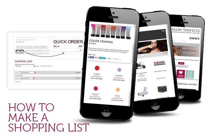 How to Make a Shopping List at Salon Services How to Make a Shopping List at Salon Services