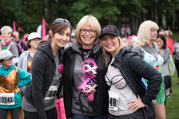 Salon Services team including Lauren Baumann, Education Coordinator, Syndey Berry, Owner and President and Stacy Kurtz, Brand Development Manager