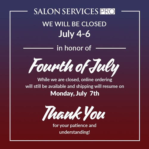 July 4th Closure 7/4-7/6