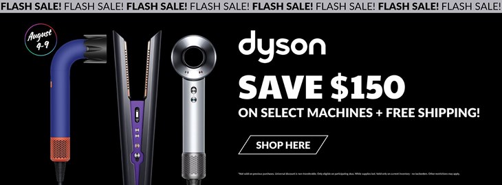 Dyson Flash Sale (8/4-8/9)