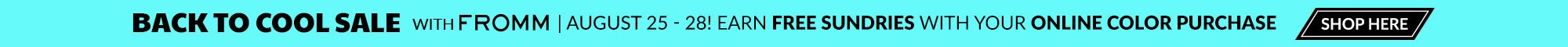 Back to Cool Sale 8/25-8/28
