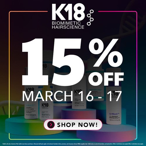 K18 Sale (03/16 - 03/17)