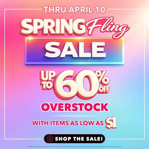 SSPRO Spring Blowout Sale (4/6-10)