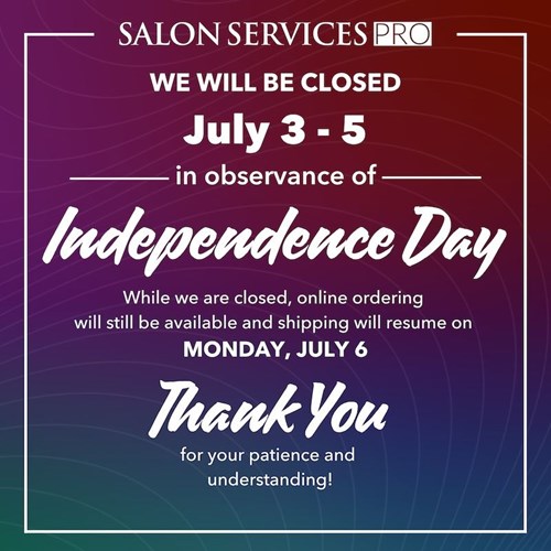 Holiday Closure (7/2-7/5)