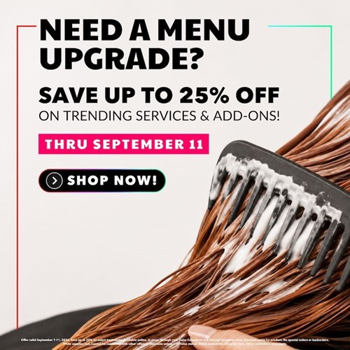 Upgrade Your Menu (9/7-9/11)