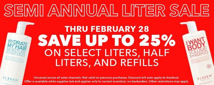 BRAND PROMO Double Feb26 Liter Sale