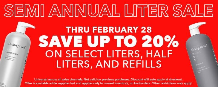 BRAND PROMO Double Feb26 Liter Sale
