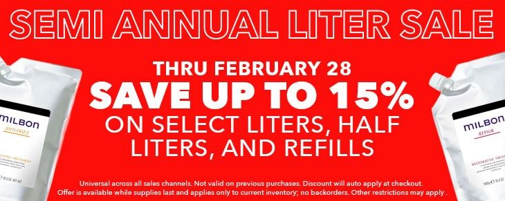 BRAND PROMO Double Feb26 Liter Sale