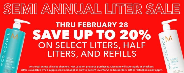 BRAND PROMO Double Feb26 Liter Sale