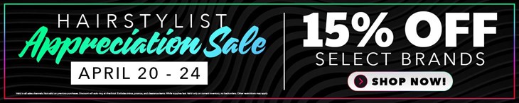 BRAND Double Unite Hairstylist Appreciation Sale (4/20-24)
