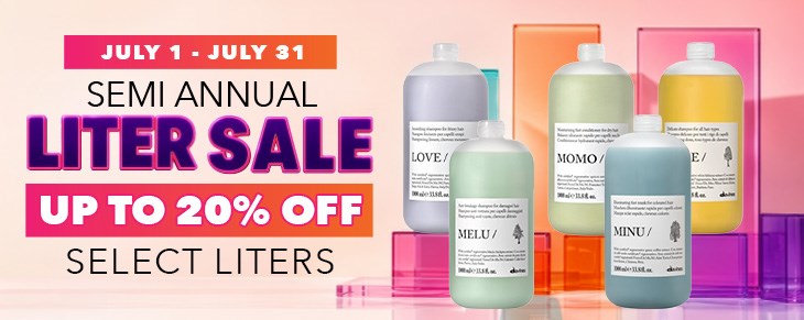 _BRAND PROMO Double JulyAug26 Davines Liter Sale