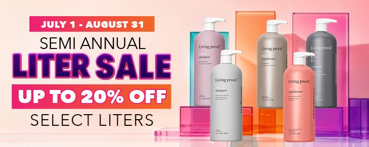 _BRAND PROMO Double July26 Living Proof Liter Sale