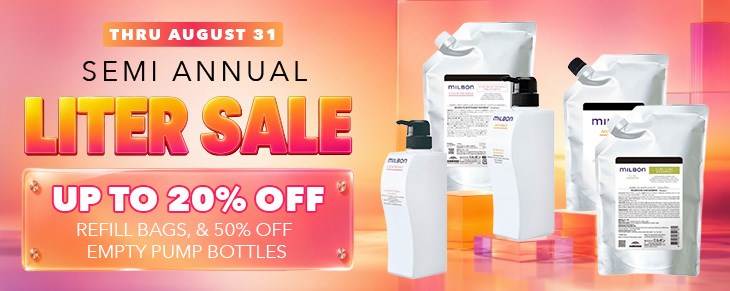 _BRAND PROMO Double Aug26 Milbon Liter Sale