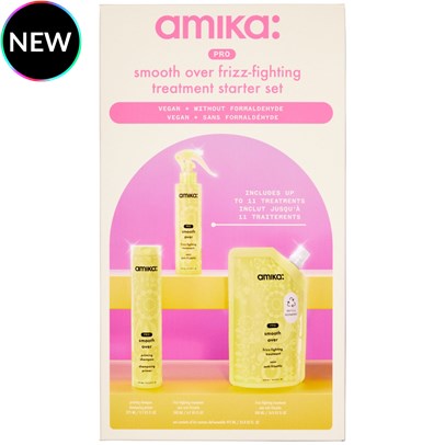 amika: PRO smooth over frizz-fighting treatment starter set 3 pc.