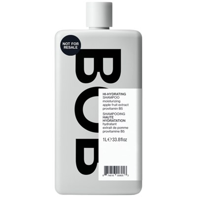 BACK OF BOTTLE HI-HYDRATING SHAMPOO BACKBAR Liter