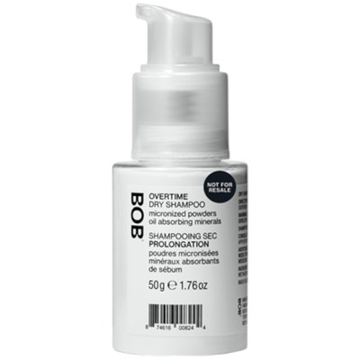 BACK OF BOTTLE OVERTIME DRY SHAMPOO BACKBAR 1.76 Fl. Oz.