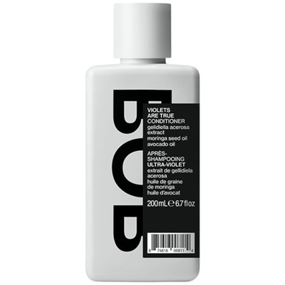 BACK OF BOTTLE VIOLETS ARE TRUE CONDITIONER 6.7 Fl. Oz.