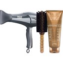 BRAZILIAN BLOWOUT Buy 1 Blow Dryer, Get Boar Bristle Brush & Thermal Straightening Balm FREE! 3 pc.