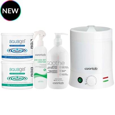 Caronlab Sugaring Kit With Heater 5 pc.