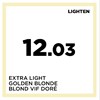 COLOR SPACE 12.03- EXTRA LIGHT GOLDEN BLONDE 4.05 Fl. Oz.