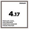 COLOR SPACE 4.17- MEDIUM COOL ASH BROWN 4.05 Fl. Oz.