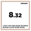 COLOR SPACE 8.32- LIGHT GOLDEN ROSE BLONDE 4.05 Fl. Oz.
