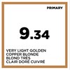 COLOR SPACE 9.34- VERY LIGHT GOLDEN COPPER BLONDE 4.05 Fl. Oz.