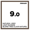 COLOR SPACE 9.0- NATURAL VERY LIGHT BLONDE 4.05 Fl. Oz.