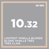 COLOR SPACE 10.32- LIGHTEST VANILLA BLONDE 3 x 2 Fl. Oz.