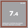 COLOR SPACE 7.4- MEDIUM COPPER BLONDE 3 x 2 Fl. Oz.