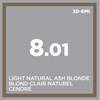 COLOR SPACE 8.01- LIGHT NATURAL ASH BLONDE 3 x 2 Fl. Oz.