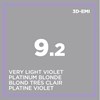COLOR SPACE 9.2- VERY LIGHT VIOLET PLATINUM BLONDE 3 x 2 Fl. Oz.