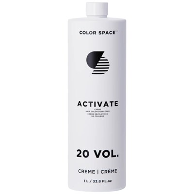 COLOR SPACE ACTIVATE CREME HAIR COLOR DEVELOPER 20 VOL. 6% Liter