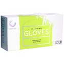 Colortrak Vinyl Gloves - Black, 100 ct. X-Large