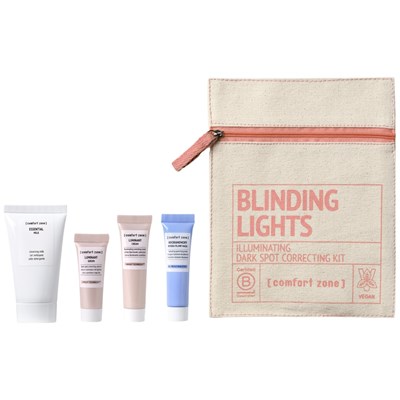 Comfort Zone Blinding Lights Illuminating Dark Spot Correcting Routine Kit 4 pc.