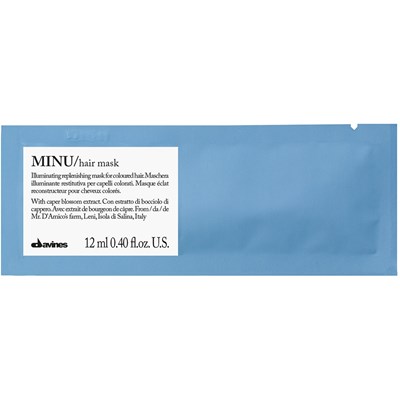 Davines MINU/ hair mask Sachet 12 x 0.4 Fl. Oz.