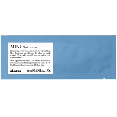 Davines MINU/ hair serum Sachet 12 x 0.2 Fl. Oz.