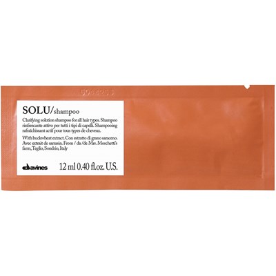 Davines SOLU/ shampoo Sachet 12 x 0.4 Fl. Oz.
