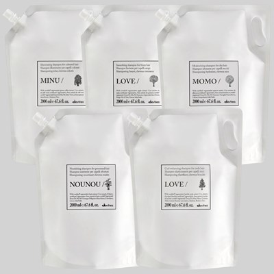 Davines NEW Essentials Hair Care 2 Liter Shampoo & Conditioner Refill Pouches