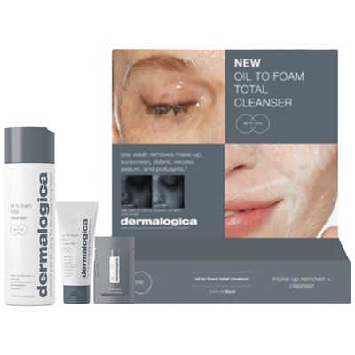 Dermalogica Oil To Foam Cleanser 4-Piece Deal 37 pc.