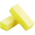 Design Nail Yellow Buffer Block 220/220 White Grit 1 ct.