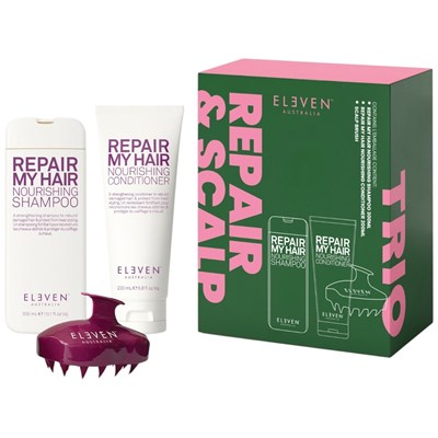 ELEVEN Australia Repair & Scalp Brush Trio 3 pc.
