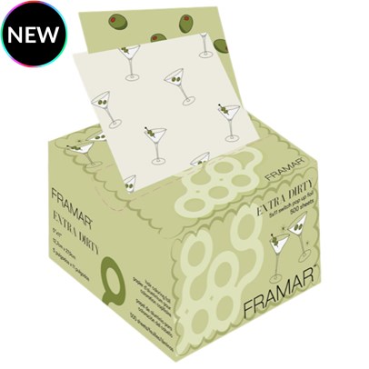 Framar Embossed Switch Pop Up Foil Medium Extra Dirty 5 inch x 11 inch 500 ct.