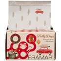 Framar Embossed Pop Up Holly Days Foil 5 inch x 11 inch 500 ct.
