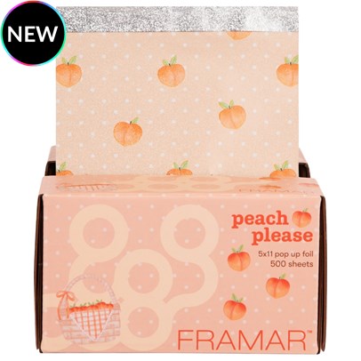 Framar Peach Please Pop Up Foil 5 inch X 11 inch 500 ct.