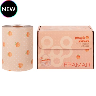 Framar Peach Please Embossed Roll 320 ft.